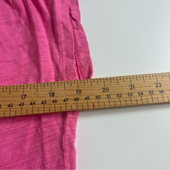 Lauren Ralph Lauren Pink Jersey Pajama Set - Lace Trim LRL Monogram Size - Picture 5 of 12